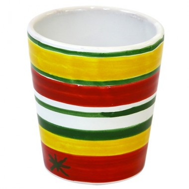 Handmade ceramic Glass Procida de simone pottery Handmade ceramic Glass Procida de simone pottery